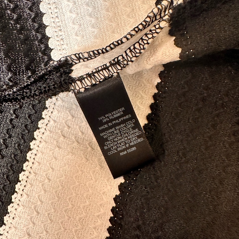 Express Cocktail Striped Structured Black & White… - image 5